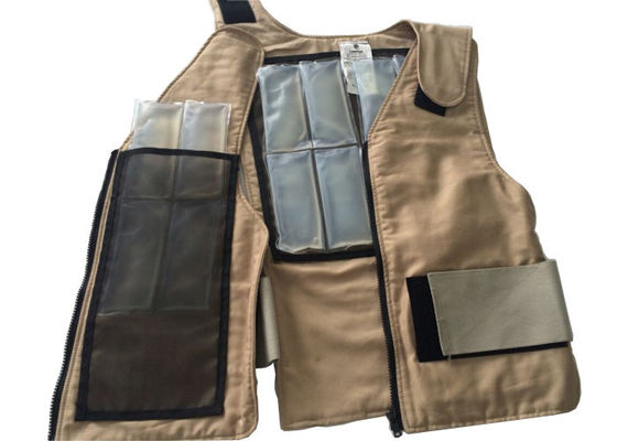 Unisex Nefes Alabilir Pamuklu Kumaş PCM Soğutma Yeleği
